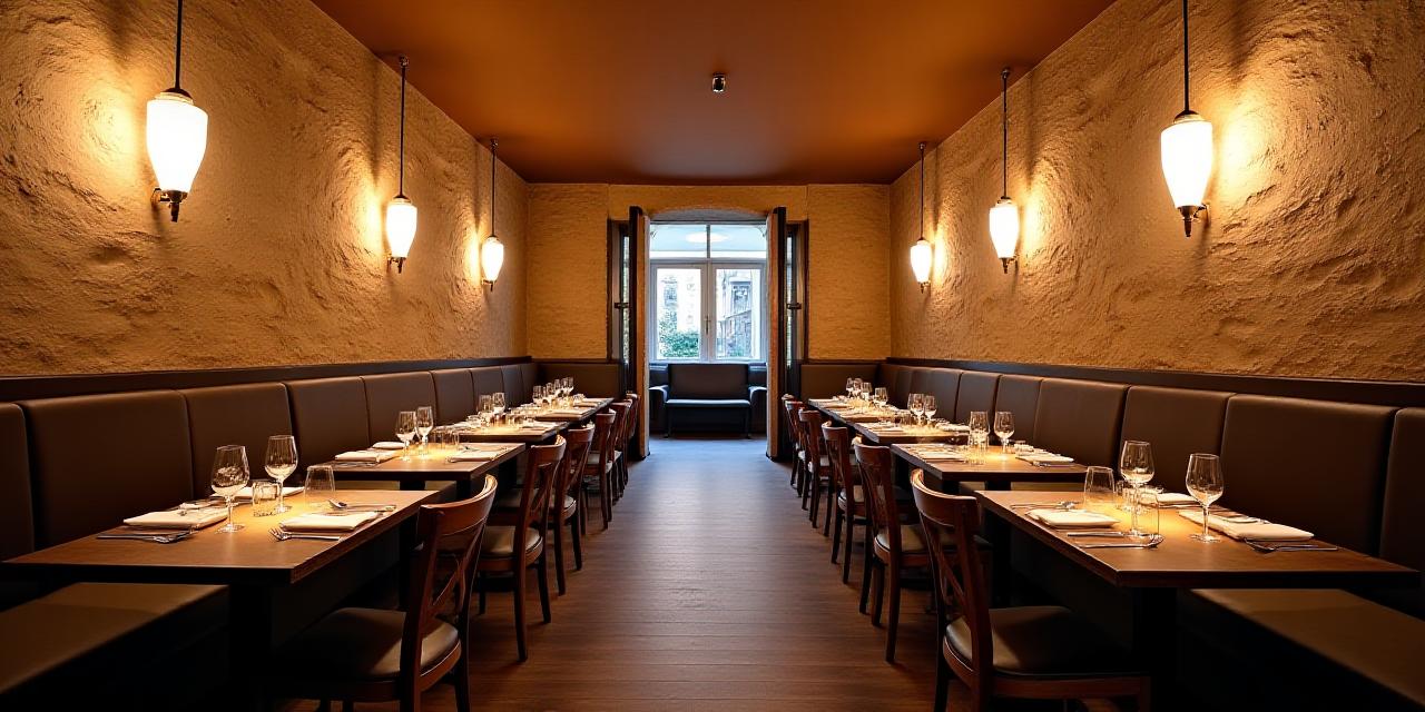 Interno accogliente del ristorante Eolo's Table a Roma